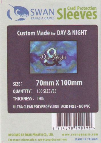 Swan Card Sleeves: 70x100 mm Day & Night -150 per pack